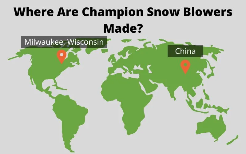 Where Are Champion Snow Blowers Made