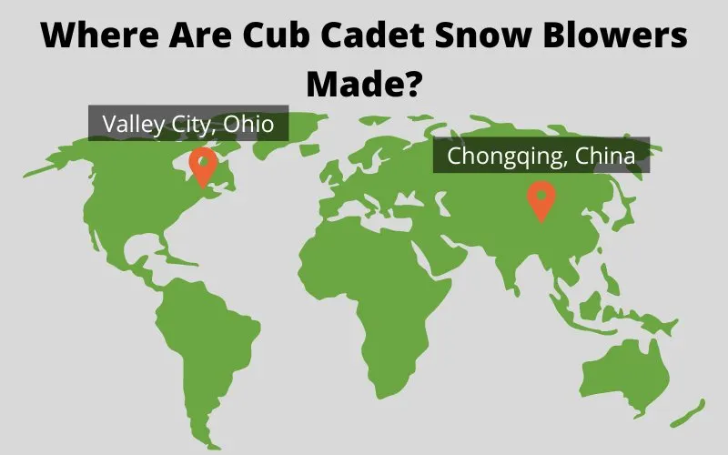 Where Are Cub Cadet Snow Blowers Made
