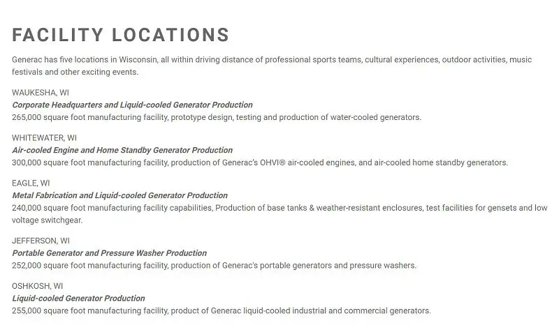 Generac_American_Pressure_Washer_Manufacturing_Locations