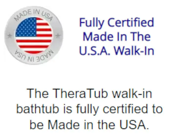 Thera Tubs Bathtubs Made in USA