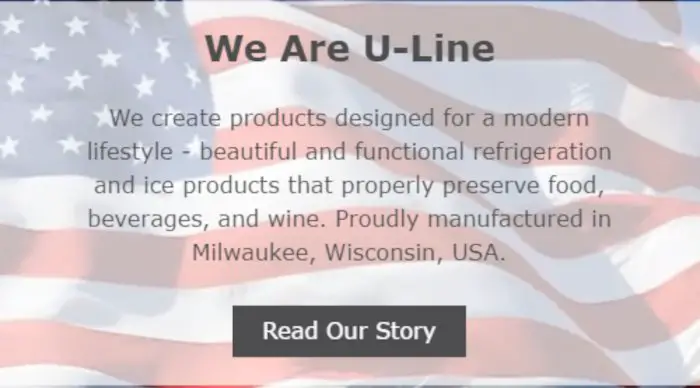 U-Line Wine Coolers Made in USA