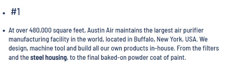 Austin Air Air Purifiers Made in America