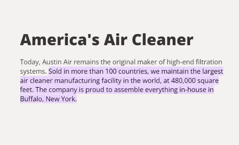 Austin Air Air Purifiers Made in USA
