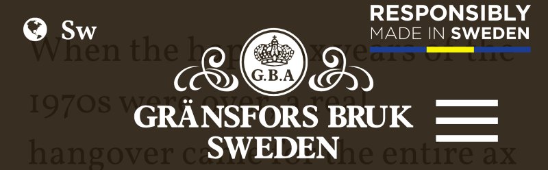 Gränsfors Bruk Axes Made in Sweden
