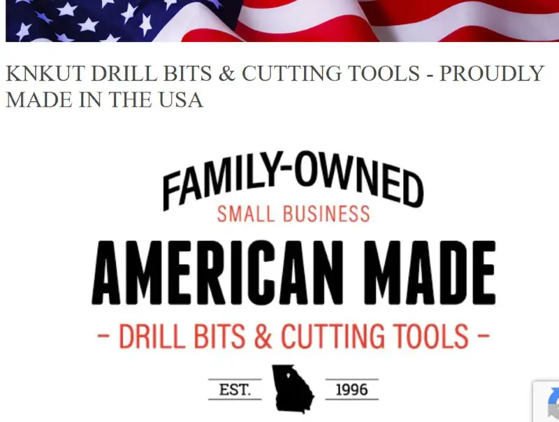 KnKut Drill Bits Made in USA