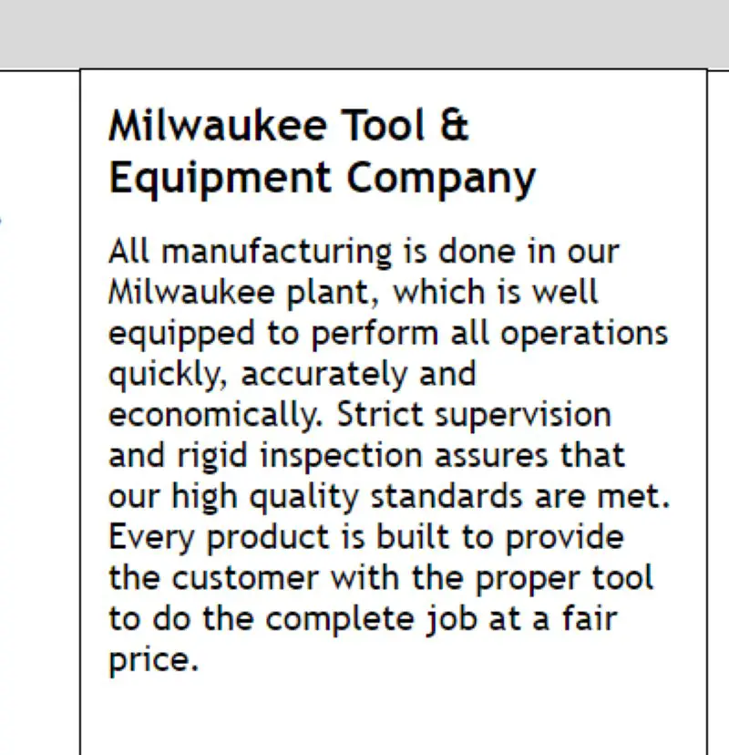 Milwaukee Tool & Equipment Company Bench Vise Made in USA
