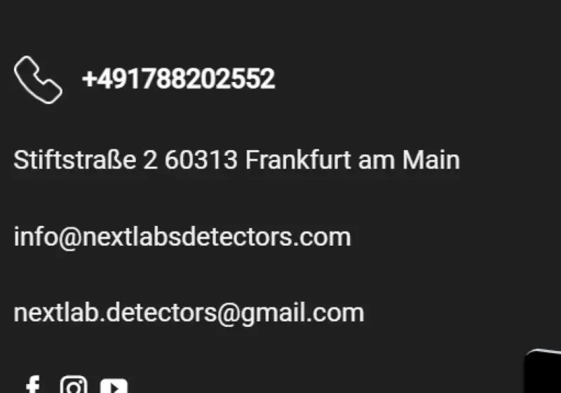 NextLabs Metal Detectors Made in Germany