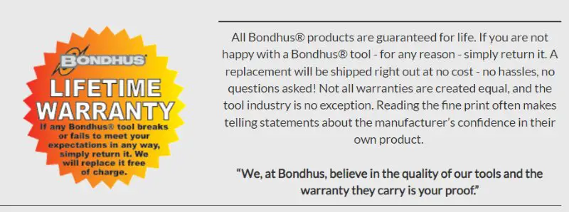 Bondhus Screwdrivers Made in USA