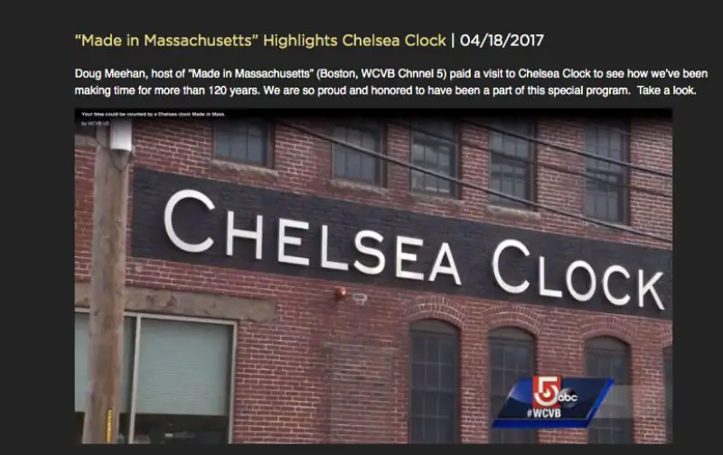 Chelsea Clock Company Alarm Clocks Made in USA