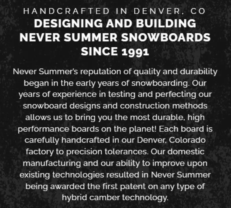 Academy Snowboards Made in USA 2