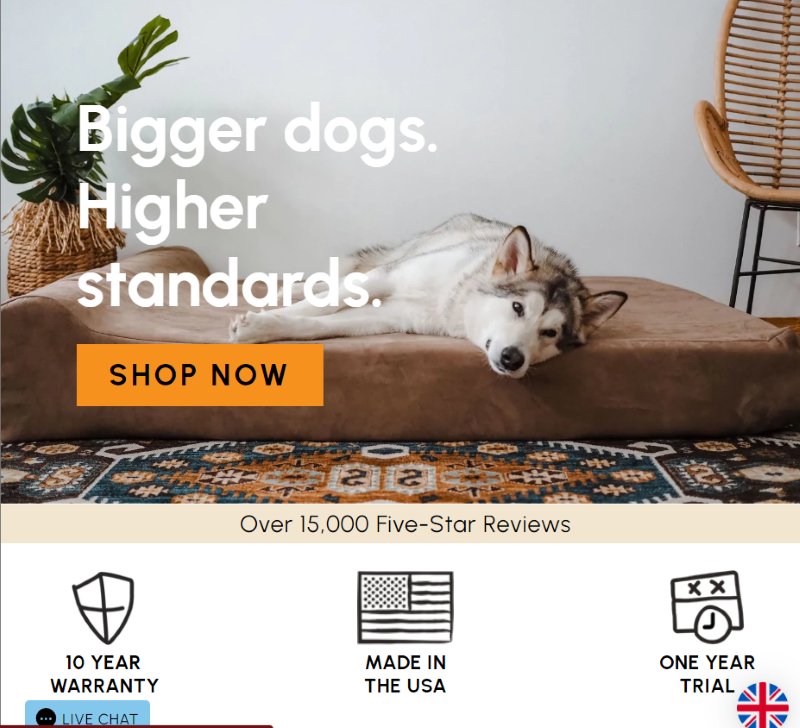 Big Barker Dog Beds Made in USA