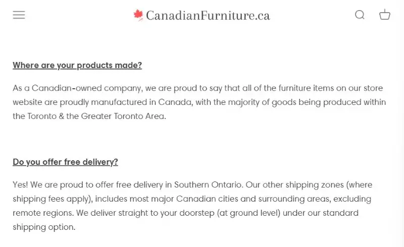 Canadian Furniture Sofas Made in Canada 2