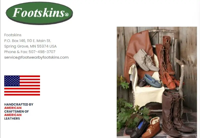 Footskins Slippers Made in USA