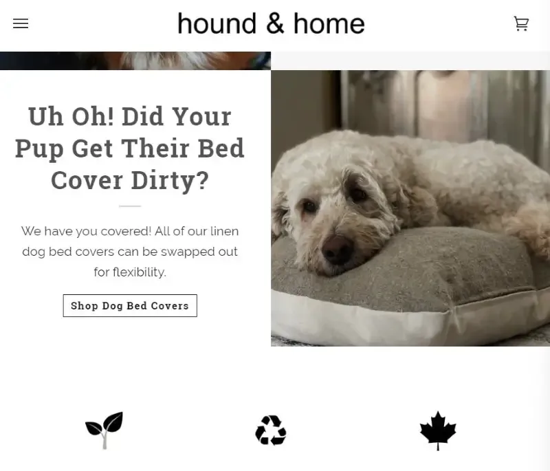 Hound & Home Dog Beds Made in Canada