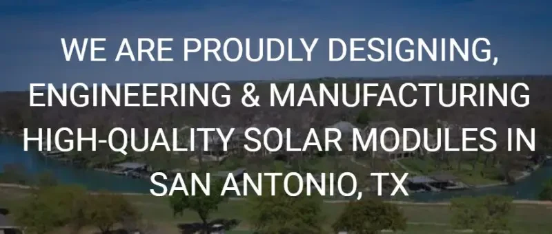 Mission Solar Panels Made in USA