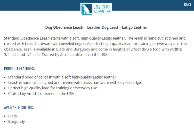 Signature K9 Dog Leashes Made in USA