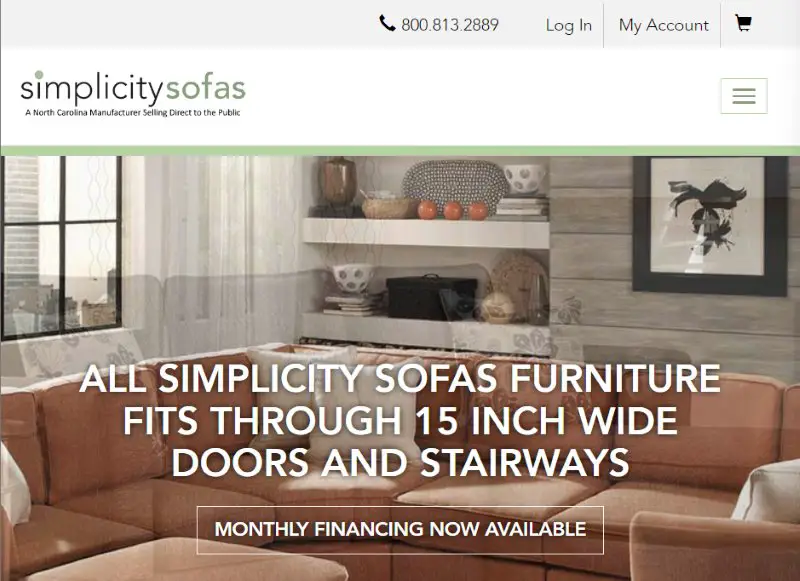 Simplicity Sofas Made in USA
