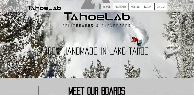 TahoeLab Snowboards Made in USA 1
