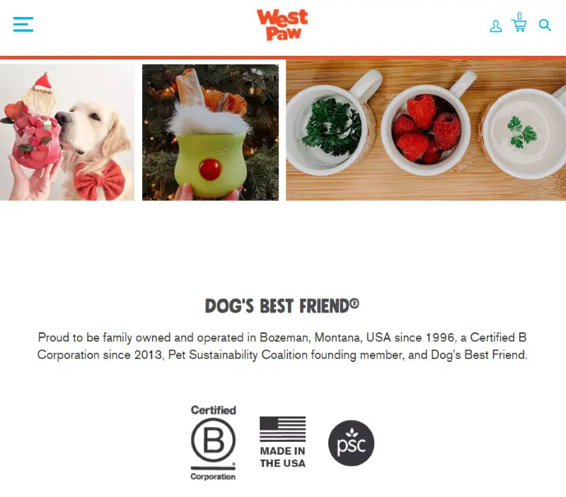 West Paw Dog Bowls Made in USA