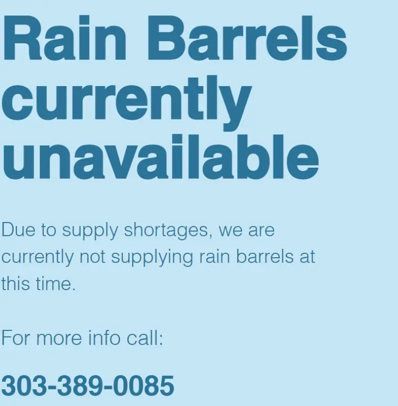 Earthlinks Colorado Rain Barrels Made in USA