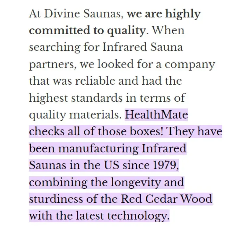 Health Mate Saunas Made in USA 1