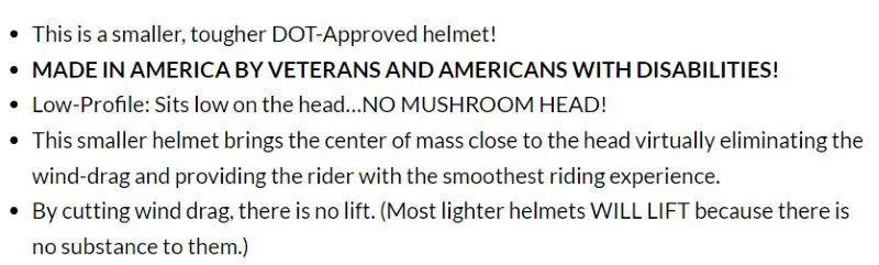 KIRSH Helmets Motorcycle Helmets Made in USA