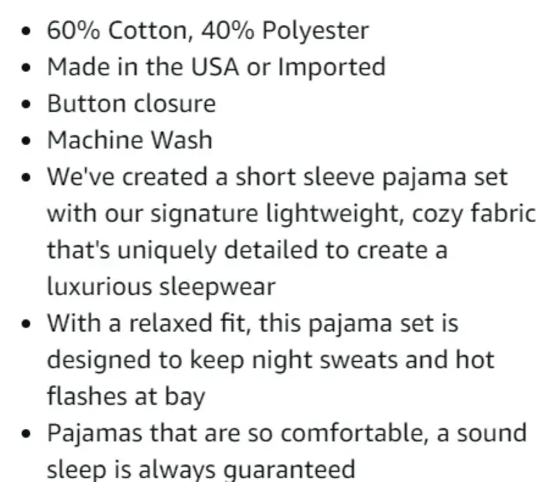 Karen Neuburger Pajamas Made in USA