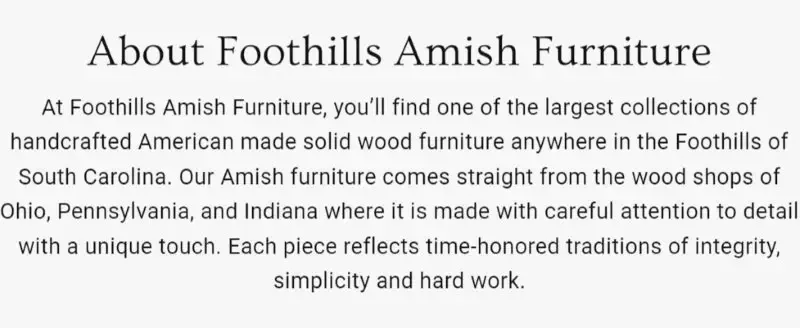 Foothills Amish Furniture Filing Cabinets Made in USA