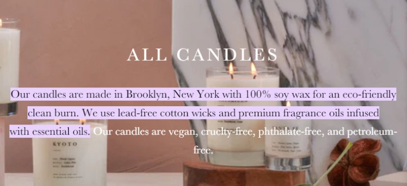 Brooklyn Candle Studio Candles Made in USA