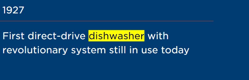 History of GE Dishwashers