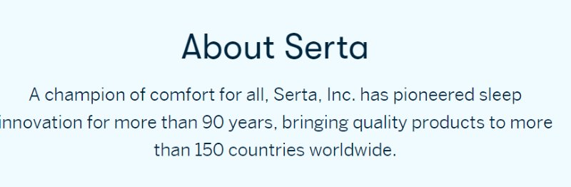 History of Serta Mattresses