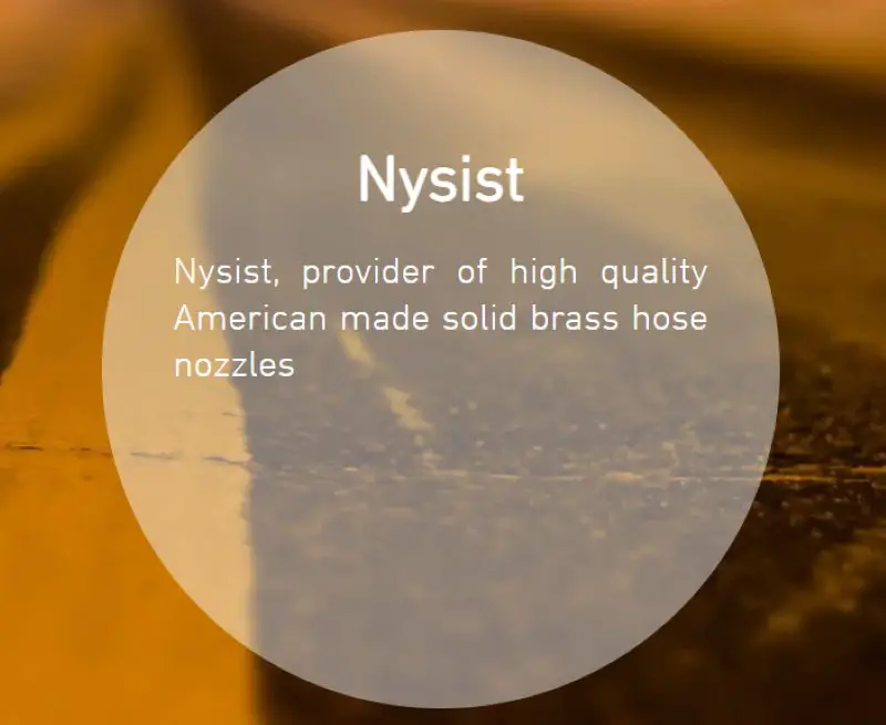 Nysist Garden Hose Nozzles Made in USA
