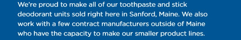 Tom’s of Maine Toothpaste Made in USA