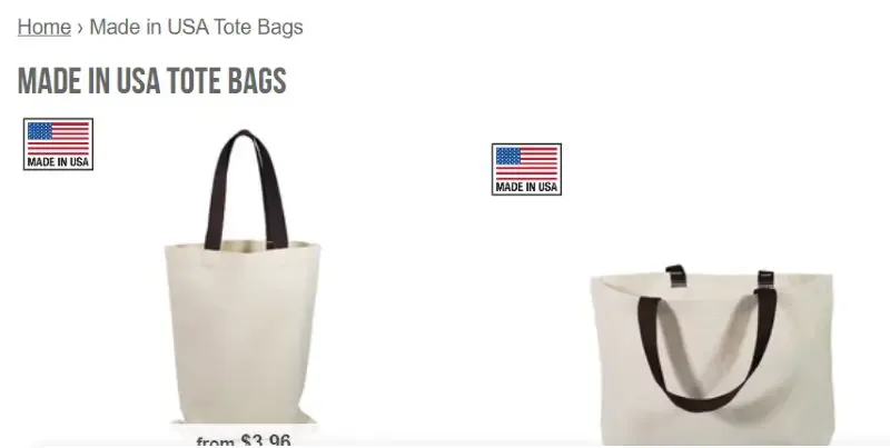 Tote Bag Factory Made in USA
