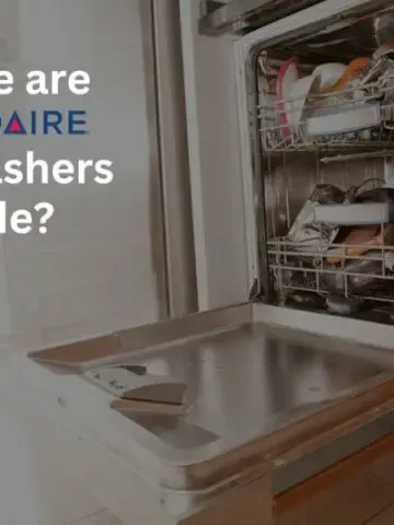 where are frigidaire dishwashers made