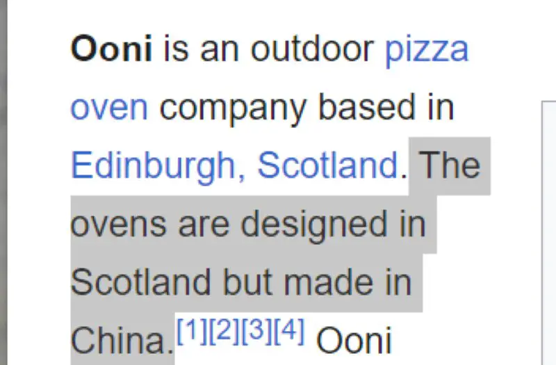 Where are Ooni Pizza Ovens Made 1
